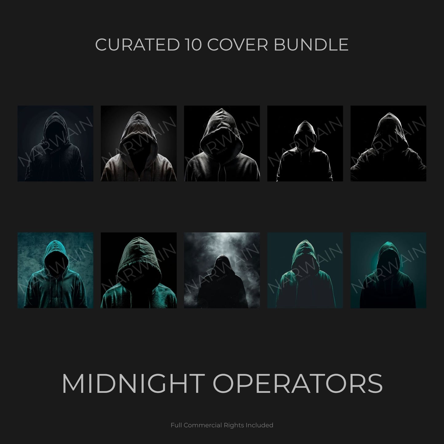 Midnight Operators - Dark Trap Cover Bundle (10 Covers)