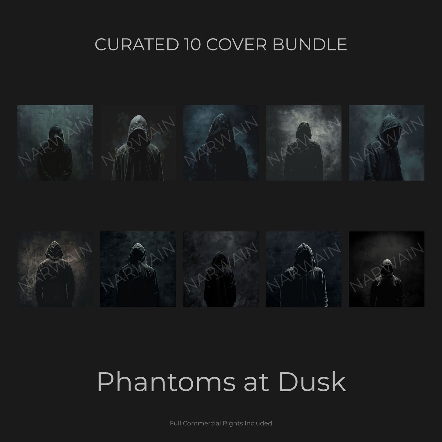 Phantoms at Dusk - Dark Trap Cover Bundle (10 Covers)