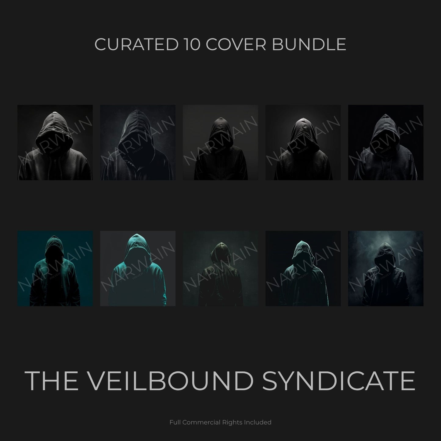 The Veilbound Syndicate - Dark Trap Cover Bundle (10 Covers)