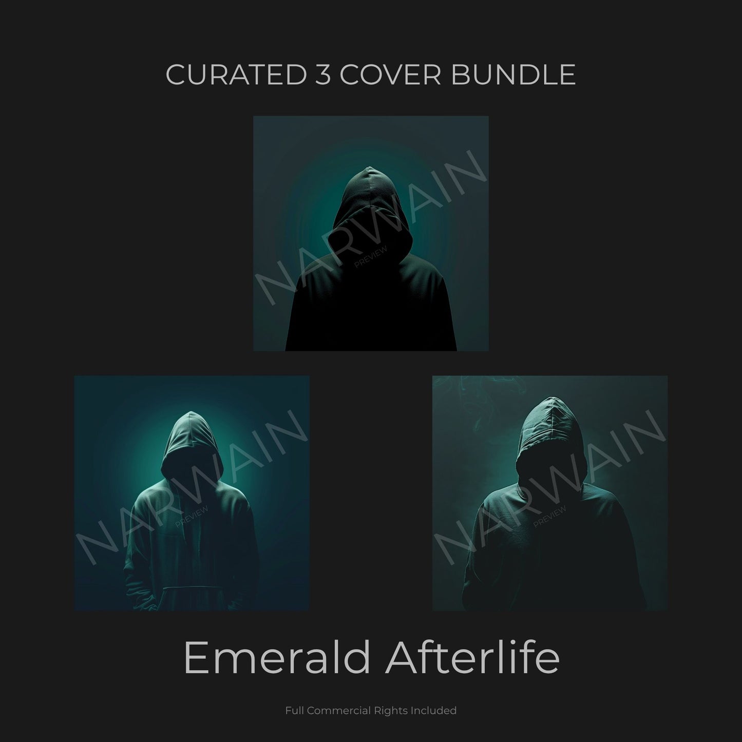 Emerald Afterlife - Dark Trap Cover Bundle (3 Covers)