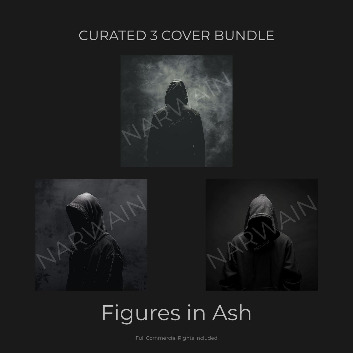 Figures in Ash - Dark Trap Cover Bundle (3 Covers)