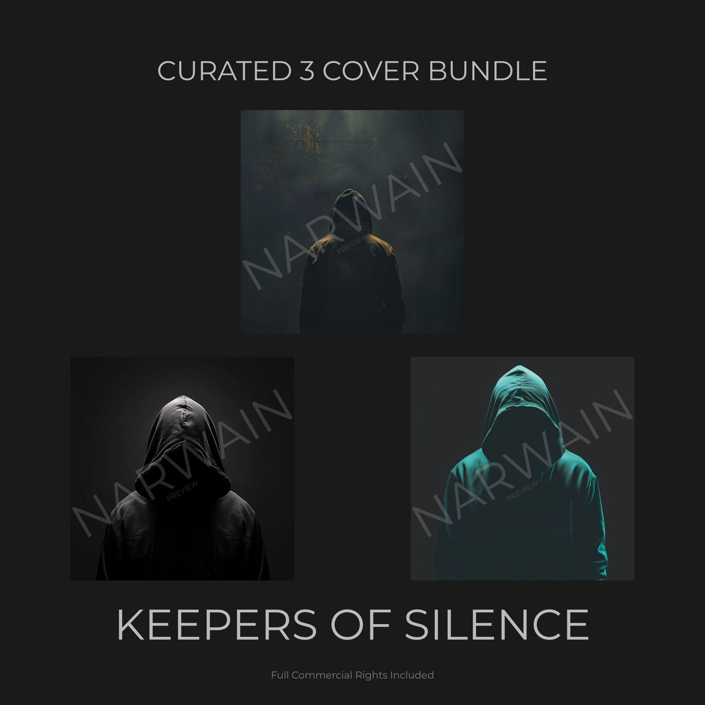 Keepers of Silence - Dark Trap Cover Bundle (3 Covers)