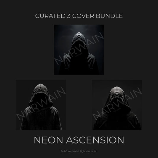 Neon Ascension - Dark Trap Cover Bundle (3 Covers)