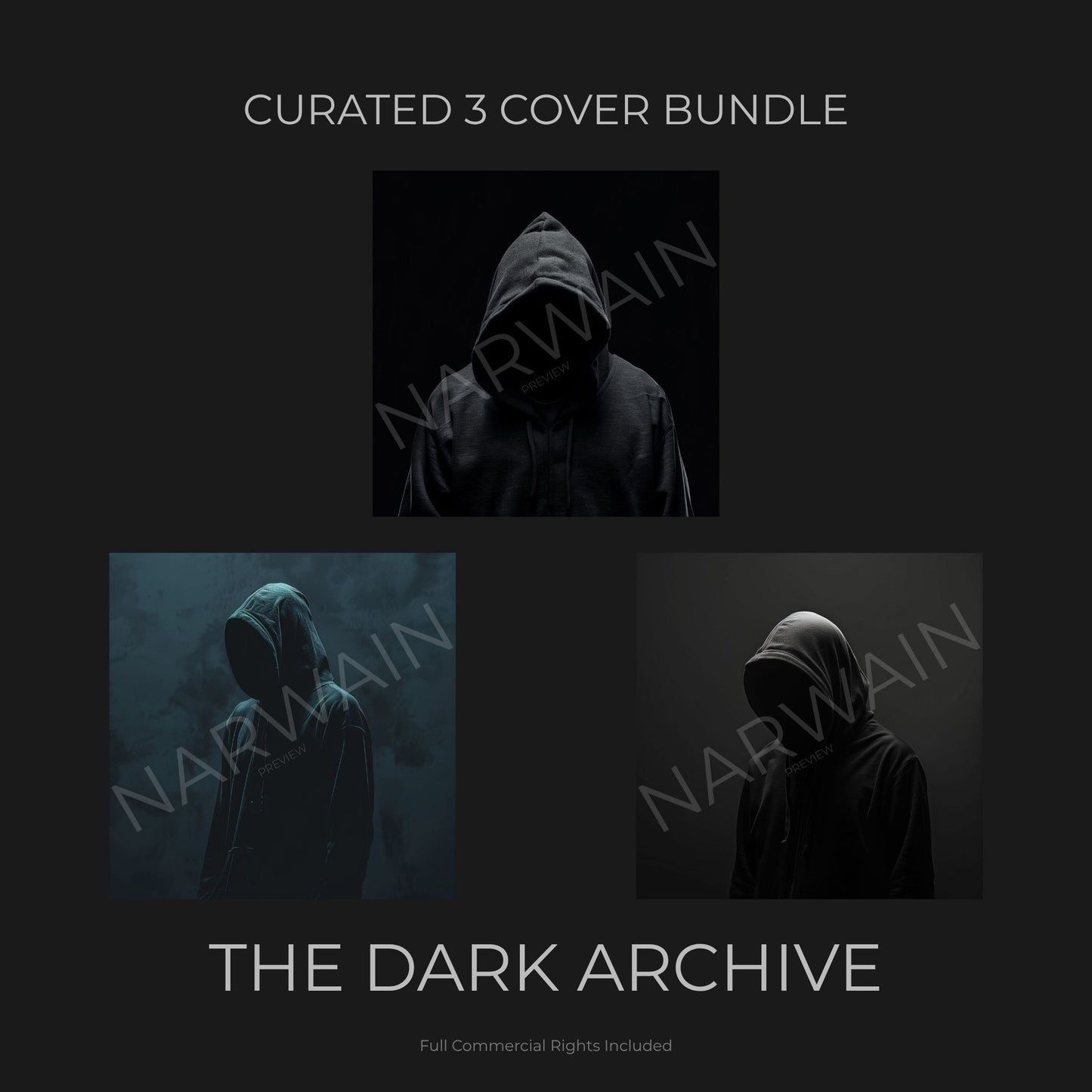 The Dark Archive - Dark Trap Cover Bundle (3 Covers)