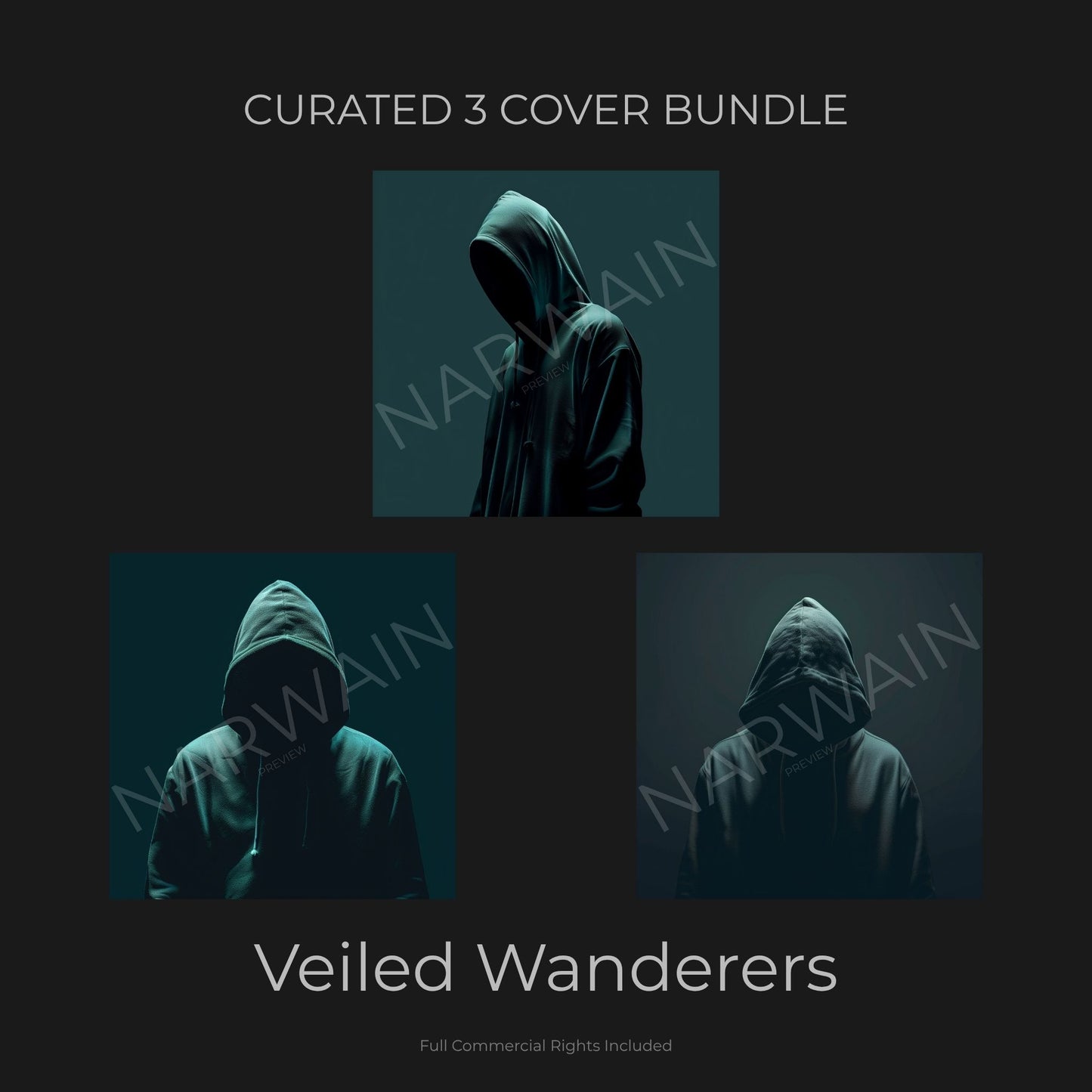 Veiled Wanderers - Dark Trap Cover Bundle (3 Covers)