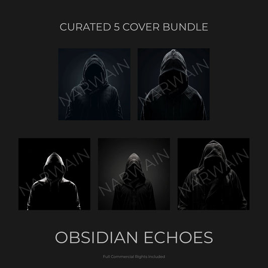 Obsidian Echoes - Dark Trap Cover Bundle (5 Covers)