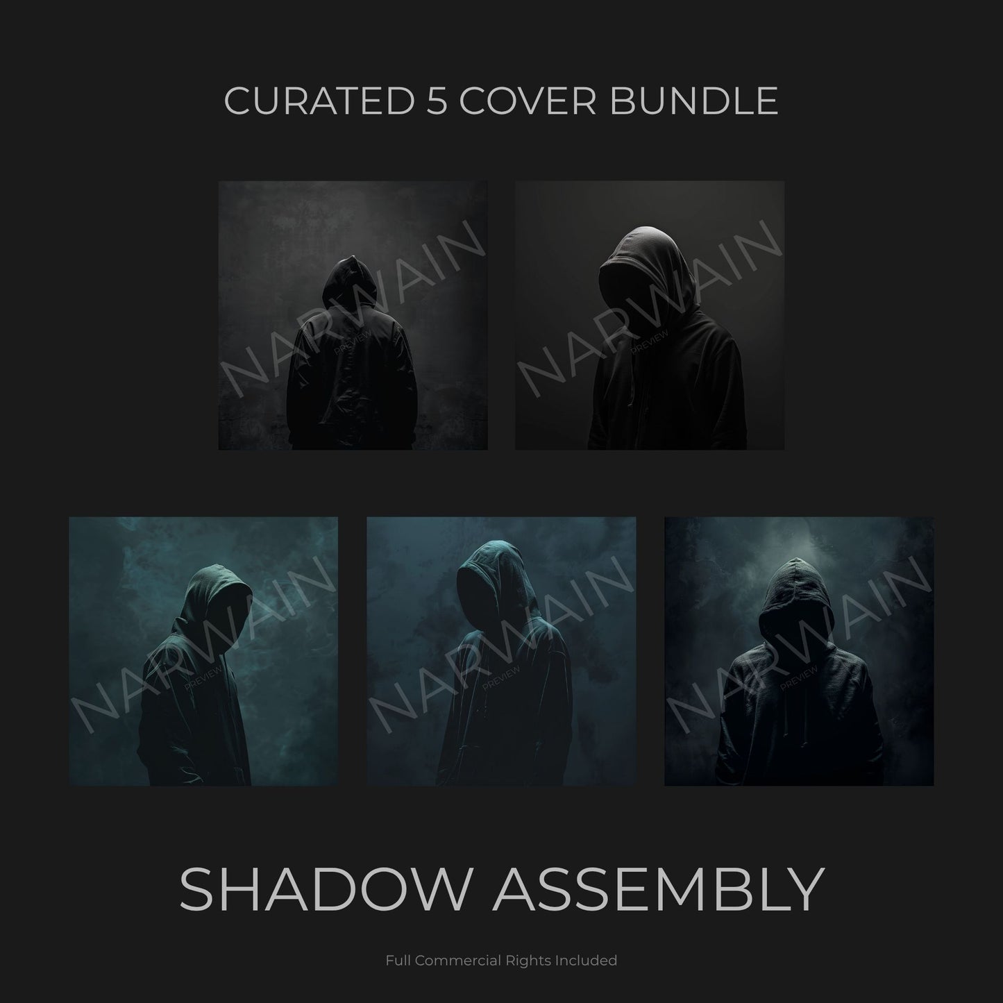 Shadow Assembly - Dark Trap Cover Bundle (5 Covers)