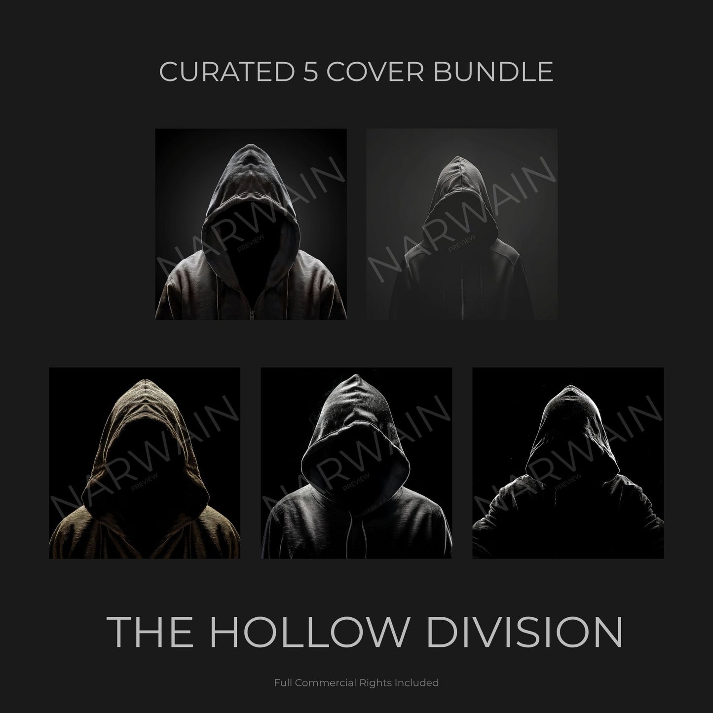 The Hollow Division - Dark Trap Cover Bundle (5 Covers)