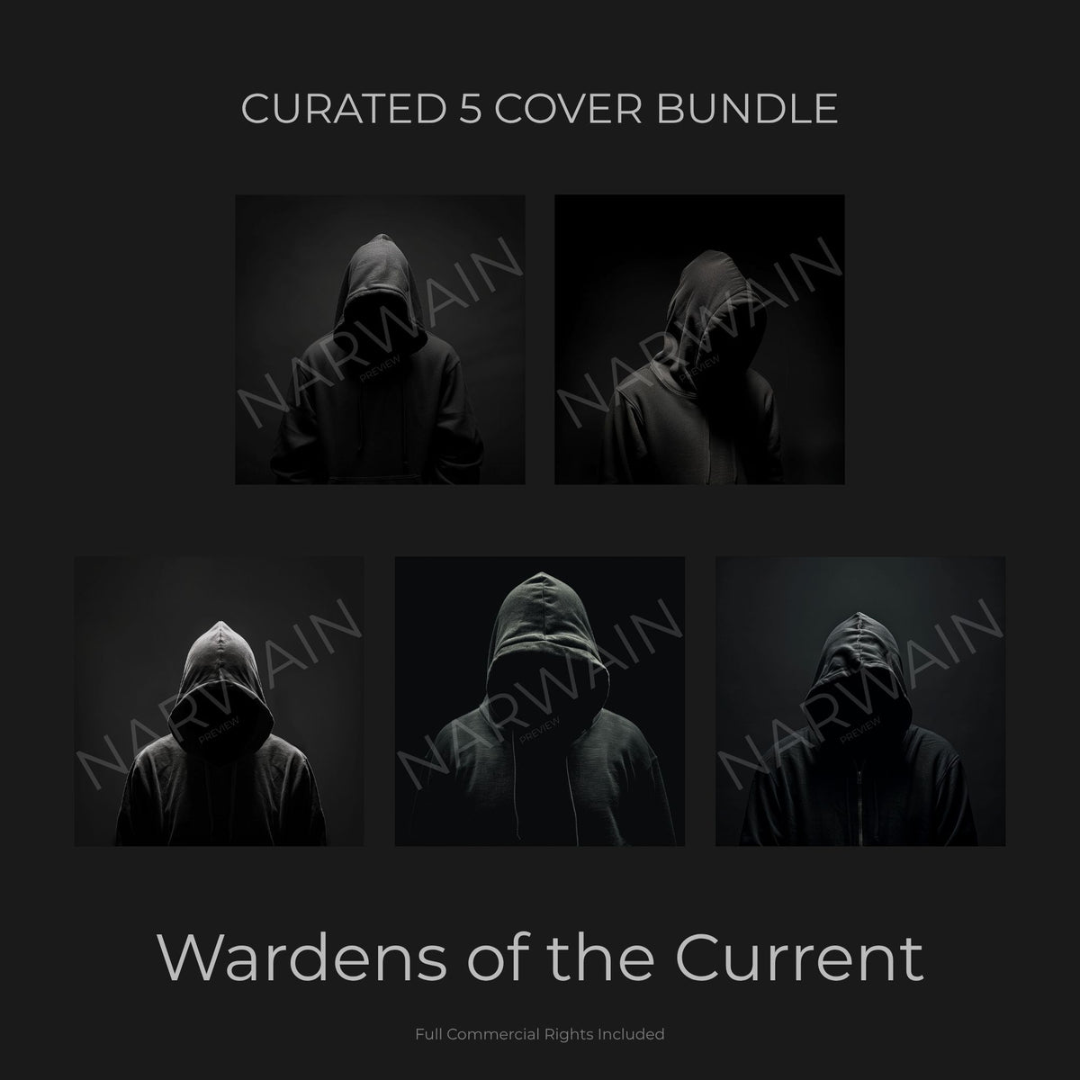 Wardens of the Current - Dark Trap Cover Bundle (5 Covers)
